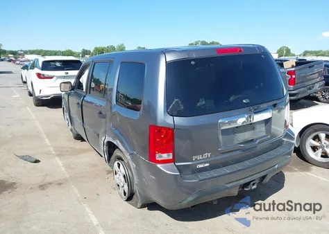 2013 Honda Pilot Lx из США, поврежденный, VIN 5FNYF3H28DB014065